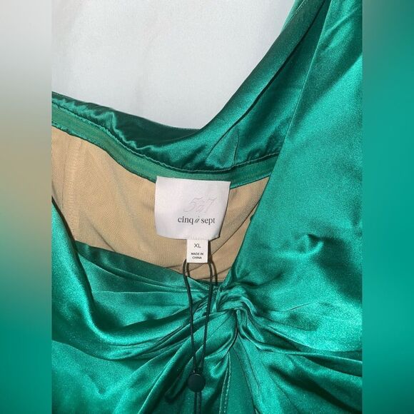 Cinq a Sept NWT Maeve top Jade Size XL $325 - Picture 9 of 11